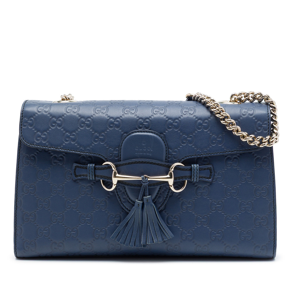 Pre-Loved Gucci Medium Guccissima Emily Shoulder Bag